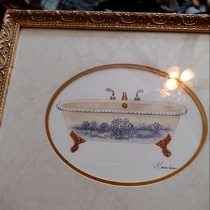 Beautiful bathtub painting